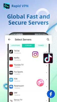 Rapid VPN - Safe Secure Proxy android App screenshot 3
