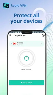 Rapid VPN - Safe Secure Proxy android App screenshot 4